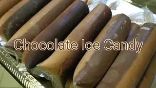 How to make chocolate Ice Candy using Tablea || loismav