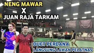BARU DI PASANGKAN‼️NENG MAWAR X JUAN RAJA TARKAM LANGSUNG LAWAN ATLET PELATNAS|FELET EXHIBITION 2023