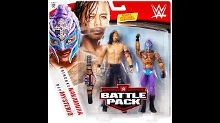 Reviewing WWE BattlePack Series 62 Rey Mysterio And Shinsuke Nakamura Figure