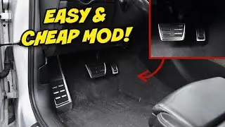 Installing Aftermarket Foot Pedals | Audi S4