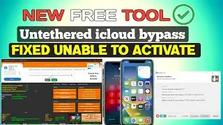 FREE🔥 HaaFedk iCloud Unlock Tool 2025 ✅ Untethered Fix | iPhone Unable to Activate Jailbrick Method