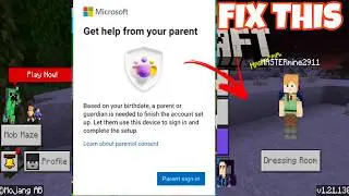 🔥[2026] How to fix the Parent Guardian Issue in Minecraft PE - How to Sign in Minecraft PE 1.21.130