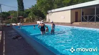 Зелëное море! Платный пляж с бассейнами! 17.06.23.