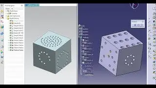 Pattern feature: Comparing NX and CATIA commands