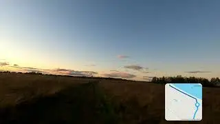 Bike ride. Oka river. Video 2