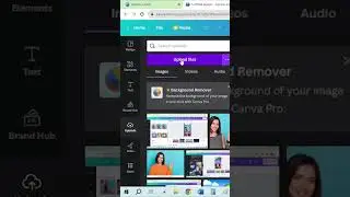 How to upload photo in canva??? / canva app mein photo kaise lagaen 