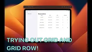 Trying out Grid - ReservApp Part 1