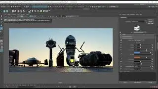 OctaneRender for Maya Lesson 3.1: Octane environment lighting using the Sun direction