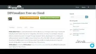 Secured DBVisualizer on Windows 2016 Deploy on Azure , AWS and Google Cloud Platform.