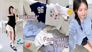 1~5만원대 여름옷 하울👚 only지그재그&무신사! 반팔티 잔뜩, 하객룩 블라우스, 귀여븐 스커트까지..🍉