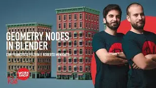 🔴 RED Workshop - Geometry nodes in Blender.