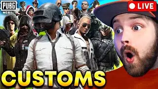 PUBG MOBILE CUSTOM ROOMS w/ UC PRIZE 🔴 LIVE - DAB PLAYS