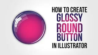 How to make 3d button in illustrator (Adobe Illustrator Tutorial)