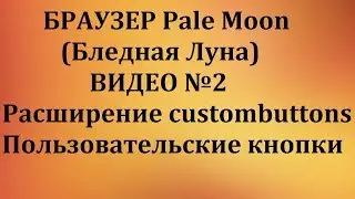 ОБЗОР И НАСТРОЙКА БРАУЗЕРА Pale Moon № 2