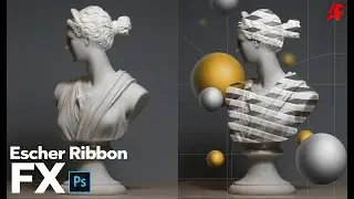 Escher Ribbon FX in Adobe Photoshop || Animatie Flix