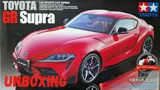 Tamiya 1/24 Toyota GR Supra # 24351 Unboxing