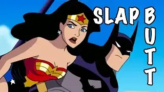 Wonder Woman's BUTT getting Slapped