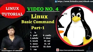 4. Linux Basic Command Part-1 | Linux Commands Tutorial| Playlist for Everyone| Amazon| DevOps