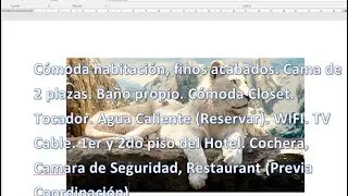 Como poner una imagen de fondo y escribir sobre ella en word