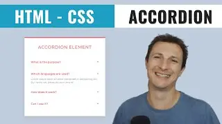 [ HTML - CSS ] - Accordion Faq