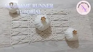 MACRAME RUNNER TUTORİAL |MAKROME RUNNER YAPIMI