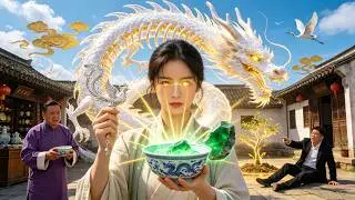 【Dubbing】A girl accidentally unearths a skeletal dragon and awakens her X-ray vision!#drama #movie