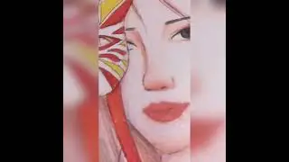 Anime girl drawing #shorts #anime #drawing