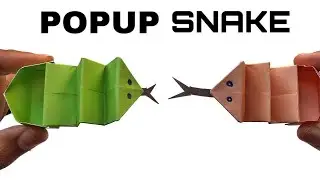 POPUP Snake | Origami | Fun Toy - 1077