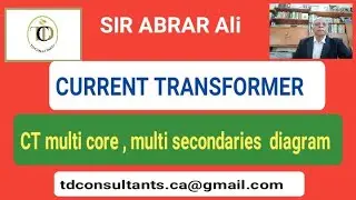 CT Muti core multi secondary wiring diagram construction principles