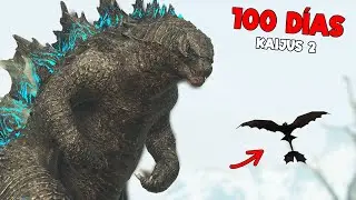 DÍA 1! 100 DIAS SOLO contra los KAIJUS mas poderosos.. ¿y Furia Nocturna? ARK 100 Días con Kaijus 2