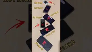 1GB RAM 😈 vs Jio Phone vs iPhone 15 vs Poco X6 PRO vs 4GB RAM - FREEFIRE TEST #freefire #shorts