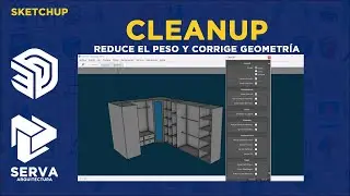 PLUGIN CLEANUP  | Reduce el peso del archivo en Sketchup y corrige geometria | Tutoral Español