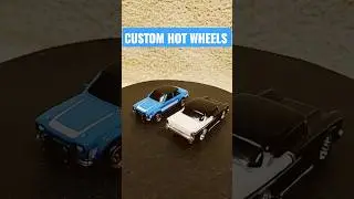 CUSTOM Hot Wheels 57 Chevy and Ford Escort RS1600 #hotwheels #customhotwheels