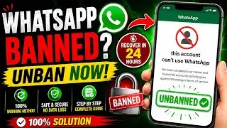 This account can't Use WhatsApp Problem Solved | How to Unban WhatsApp Number 2026