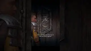 Atreus listens Sif and Thor's conversation 