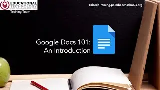 Google Docs 101: An Introduction
