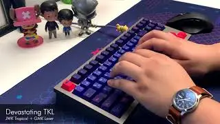 Devastating TKL - JWK Tropical + GMK Laser