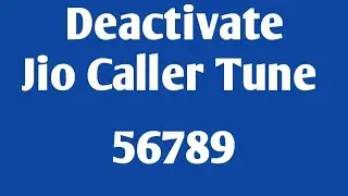 how to remove jio caller tune?