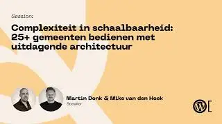 Martin Donk, Mike van den Hoek - Complexiteit in schaalbaar