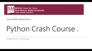 Python Crash Course Chap1