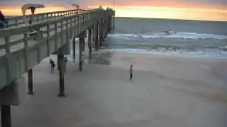 Sunrise Photo Shoot by Rick Sammon at the St. Johns County Pier