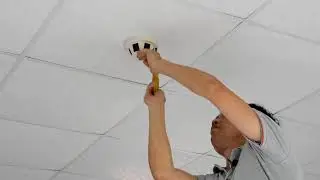Install WiFi smoke detector camera