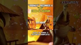 OOGWAY RECONOCE A PO COMO SU SUCESOR | KUNG FU PANDA 3 : RESUMEN #parati #peliculasrecomendadas