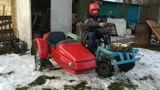Коляска Иж в отличном сохране,раритет.