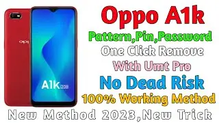 Oppo A1k unlock & frp remove one click/No Dead Risk/100 working method 2023/@gsm devil/newtrick 2023