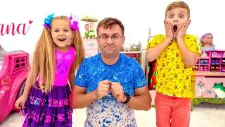 Diana dan Roma sedang menyiapkan makanan penutup untuk ayah dan cerita lucu lainnya dengan ayah!