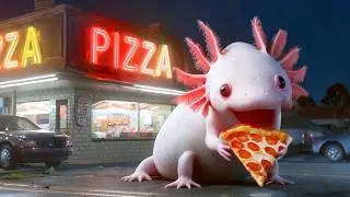 Axolotl Loves Pizza 🍕🎶 (Original Music Video)