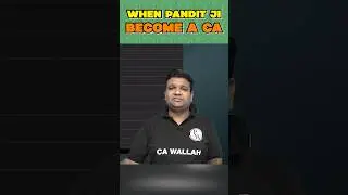 When Pandit Ji Become A CA #Shorts #CA #UdeshRegularBatch