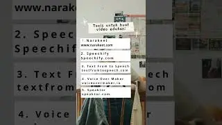 Web Ai Tools untuk buat video edukasi #webai #videoshort #ai #artificalintelligence