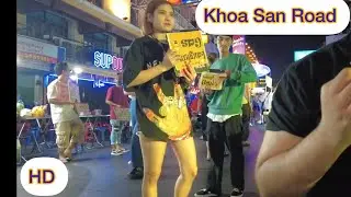 Watch People Pass By | Khoa san Road |  Crazy nightlife | #india #bangkok #indian #travel #nightlife